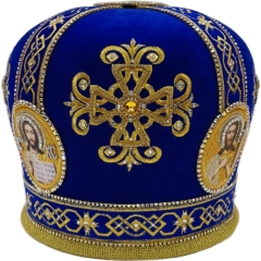 Митра  Крест  синяяз Х2093