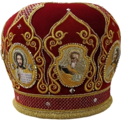 Митра  "Купол"  красная