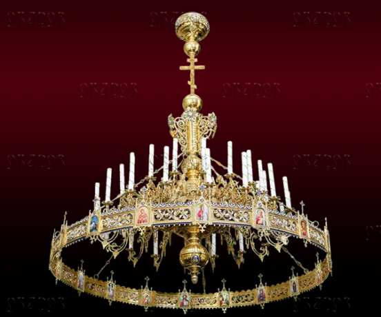 Паникадило 1-ярусное на 36 свечей №42
