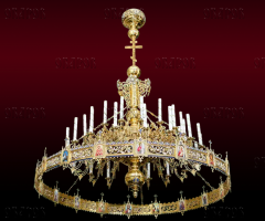 Паникадило 1-ярусное на 36 свечей №42 