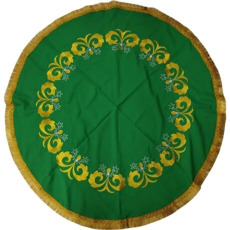 Накидка габардинова кругла, синього кольору ф 60