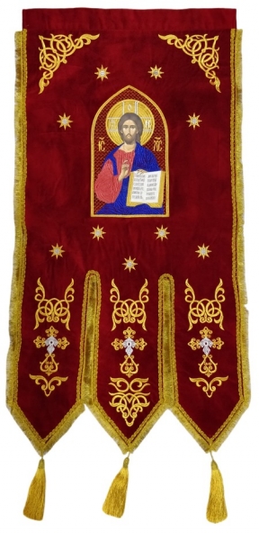 Хоругви вышитые пара, звезда