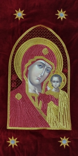 Хоругви вышитые пара, звезда