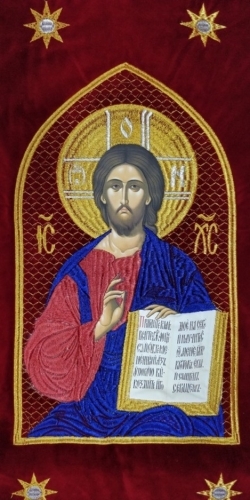 Хоругви вышитые пара, звезда