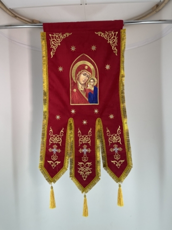 Хоругви вышитые пара, звезда