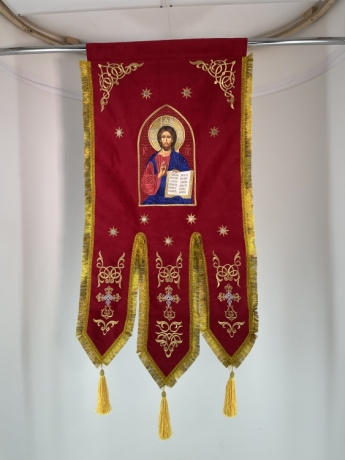 Хоругви вышитые пара, звезда