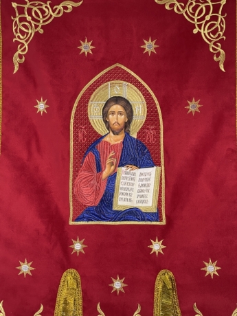 Хоругви вышитые пара, звезда