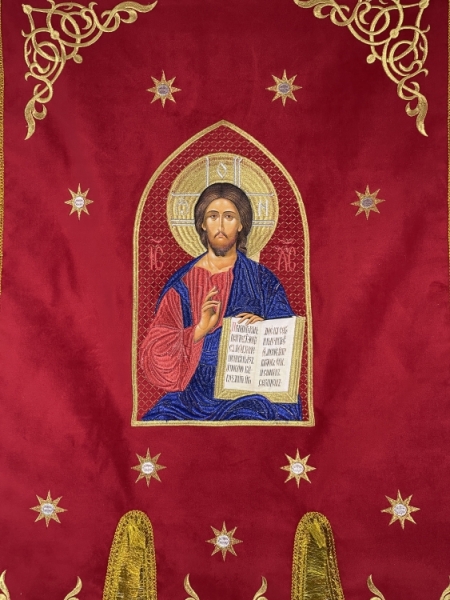 Хоругви вышитые пара, звезда