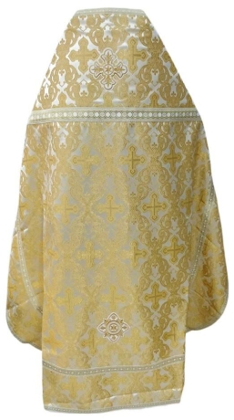 Облачення священника, з парчі "Ажурний хрест" з пришивним галуном