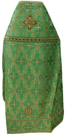 Облачення священника, з парчі "Ажурний хрест" з пришивним галуном