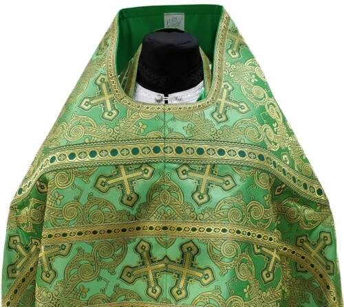 Облачення священника, з парчі "Ажурний хрест" з пришивним галуном