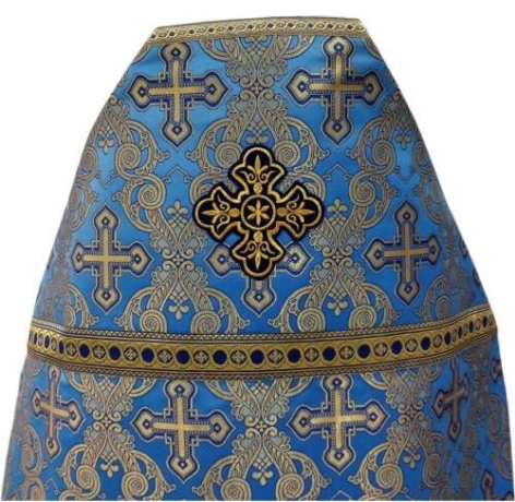 Облачення священника, з парчі "Ажурний хрест" з пришивним галуном
