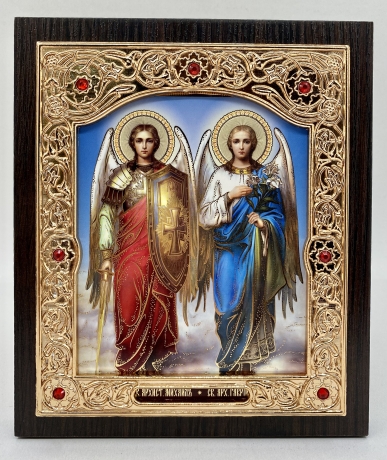 Ікона св. арх. Михаїл св. арх. Гавриїл 15х18
