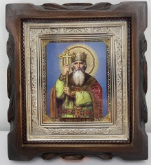 Ікона св. рівноап. вел. кн Володимир Великий 19х17  