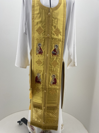 Облачення священника комбіноване з парчі, з вишитим опліччям