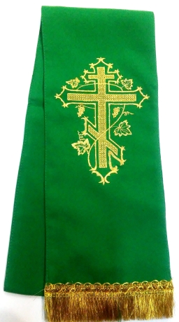 Закладка "Крест" зеленая