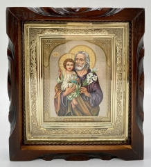 Ікона свт. прав. Іосиф Обручник 19х17