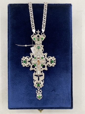 Хрест наперстний 16х8см, сріб.