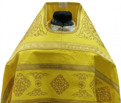 Облачение священника вишитое на габардине, вишивка