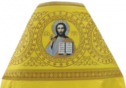 Облачение священника вишитое на габардине, вишивка