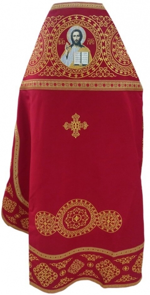 Облачение священника вишитое на габардине, вишивка