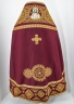 Облачение священника вишитое на габардине, вишивка "Круг" с пришитим галуном
