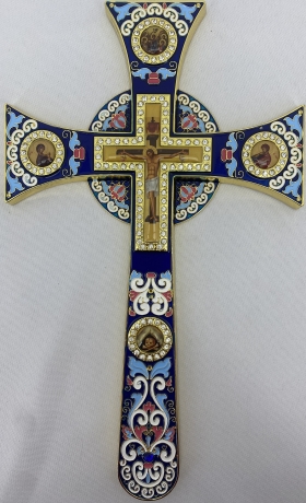 Хрест напрестольний, кит. №8 "Мальтійський" 29x18см
