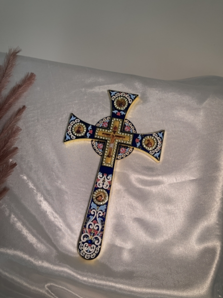 Хрест напрестольний, кит. №8 "Мальтійський" 29x18см