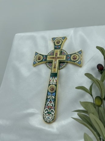 Хрест напрестольний, кит. №8 "Мальтійський" 29x18см