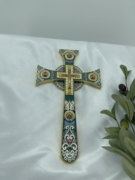 Хрест напрестольний, кит. №8 "Мальтійський" 29x18см