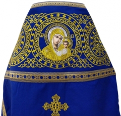 Облачення священника вишите на габардині, вишивка &quot;Коло&quot; з пришивним галуном