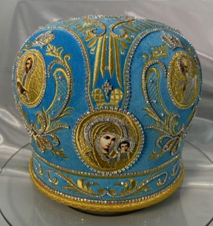 Митра "Корона" голуба