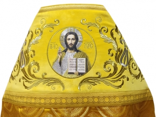 Облачение священника комбинированное из парчи