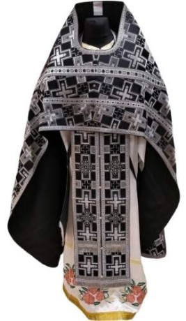 Облачение священника, с парчи "Патриарший крест" с пришитим галуном