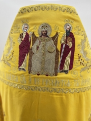 Облачення священника, вишите на оксамиті, з вишитим галуном, вишивка &quot;Святительська&quot;