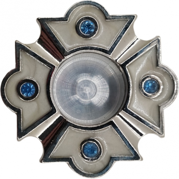 Капсула с эмалью Ф5см бел.эм.гол.кср