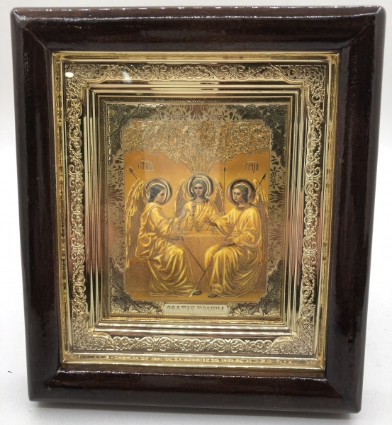 Икона Старозаветная Троица 18,5х17