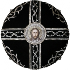 Митра  "Крест"  чёрная