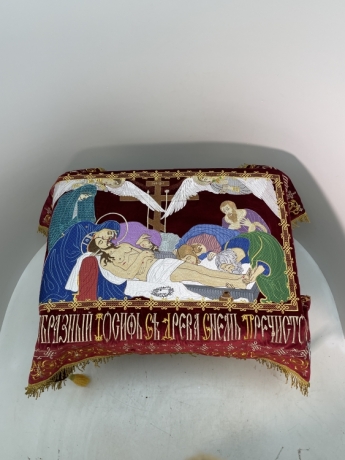 Плащаниця Спасителя, з предстоящими