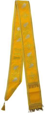 Орар подвійний виноград з пришитим галуном