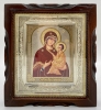 Икона Богородицы "Тихвинская" 19х17