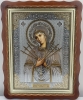 Икона Богородицы "Семистрельная" 48х38