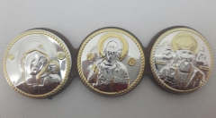 Автомобільний трійник, тиснення, круглі