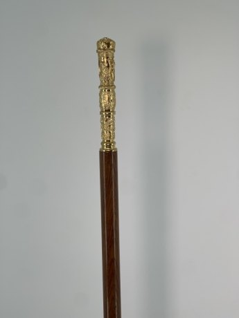 Ігуменський посох, позолота, висота 143см