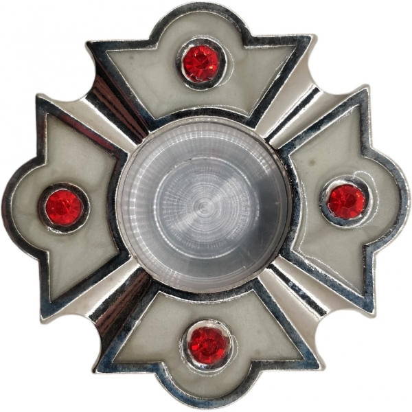 Капсула с эмалью Ф5см бел.эм.крас.кср