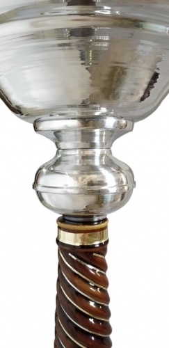 Подсвечник (коричневая керамика) на 70 свечей