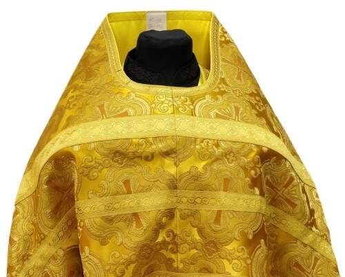 Облачення священника, з парчі "Пасхальний хрест" з пришивним галуном