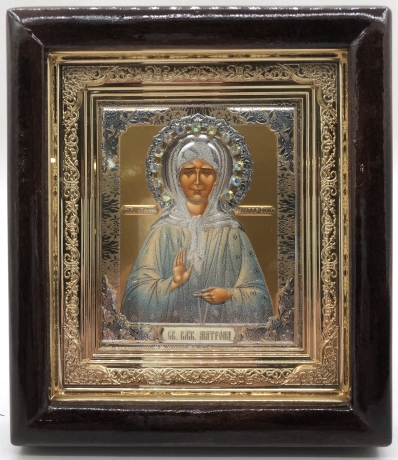 Ікона свт. блаж. Матрона 18,5х17