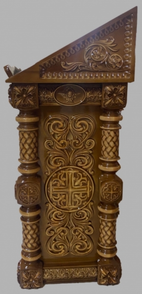 Аналой бічний, 49х49см, (Висота 119-96см)