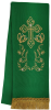 Закладка "Крест с узором" зеленая